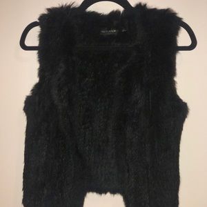 Holt Renfrew Fure Vest 100% Real Rabbit